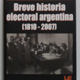 Breve historia electoral argentina