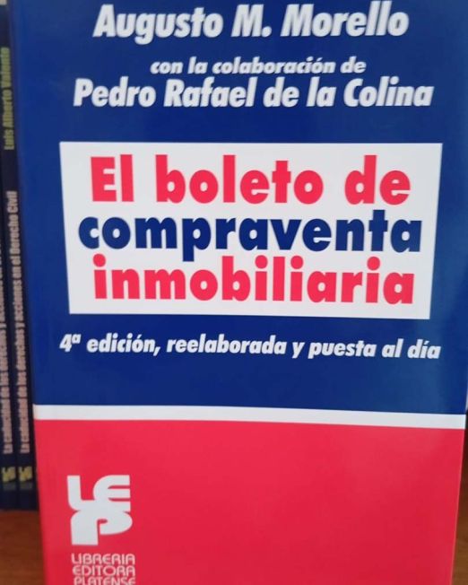 El boleto de compraventa inmobiliaria